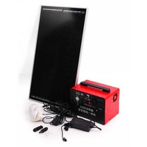 태양광패널 소형발전기 야외 휴대용 220v 모듈 세트, 300w 82000 배터리x100w보드