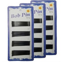 검정 여정 세안 세수 머리 헤어 실핀 실삔 세트 머리고정 헤어핀 잡개판 올림 왕 반묶음