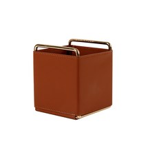 아워리빙 비비드 가죽 연필꽂이, 브라운