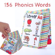 26 Alphabetic Phonics 몬테소리 아가야 영어 학습 26 편지들 영어 파닉스 카드 대문자화 어린이용, 26 Letters