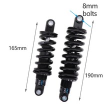 컨버터 변환기 호환 부품 모터 Kindshock 자전거 충격 흡수기 후면 165 190 mm 내리막 CX MTB EXA 양식 Mou, 12 190mmx24x24-850lbs, 한개옵션1