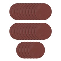 25pcs 5 인치 라운드 샌딩 디스크 샌더 Sandpaper 800/1000/1500/2000/3000 그릿, 하나, 어두운 레드