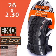 MTB 타이어 MAXXIS MINION DHF(M301RU) 튜브리스 접이식 내리막 자전거 산악 26x2.3, 01 26x2.3 EXO TR