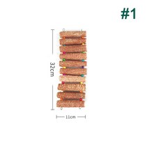 반려동물 반려동물 옥수수속 아치 다리 장난감 숨고 놀기 어금니 햄스터 친칠라 토끼 등반 현수교, 01 1
