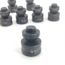 펀칭기 다꾸용품 펀치기계 타공기 가죽 탭핑기 유압 펀칭 라운드 다이 CH-60 유압 펀칭 머신 펀처 다이, CH-60 dia.10.5mm