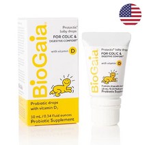 바이오가이아 프로텍티스 아기 유산균 비타민D 10ml 유아 모유 루테리 이산화규소없음