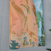 브로케이드. 실크. 자수. 문화 혁명. 마오 회장 초상화, 한개옵션0