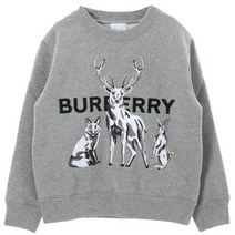 버버리 22FW 키즈 남아 애니멀 킹덤 자수 맨투맨 8053559 A1216