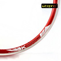 HandW Litepro-Kpro 20 인치 451 자전거 림 블랙/레드/골드 16H/20H/24H/28H/32H V 브레이크 부품, 13 32H Black