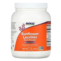 나우푸드 해바라기 레시틴 순수 분말 454g(1lb), 454g, 1개