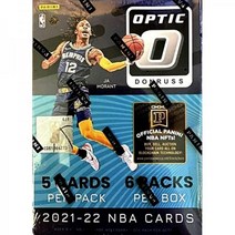 Panini 2021/22 파니니 옵틱 돈러스 NBA 농구 공장 밀폐 블라스터 박스 - 6팩 총 30장의 트레이딩 카드