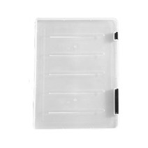 1 PC 파일 저장 상자 더러움 수분 A4/A5 파일 대용량 정렬 상자, A4, 검은색
