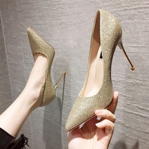 도나샵 글리터 하이힐 스틸레토힐 여성구두 sk-31192