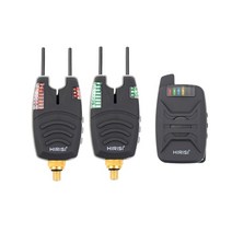 방수 잉어 낚시 물린 알람 세트 Snag Ear Bar 무선 낚시 알람 1 4 사운드 LED B1230 설정, 1 더하기 2, 협동사