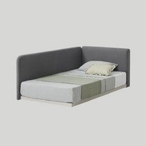 한샘 스테디2 하이 패밀리침대 SS 슈퍼싱글 가드형 (색상2종)+노뜨컴포트, A형: 미드그레이(A)