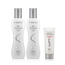 실크테라피 오리지널 라이트 에센스130ml + 130ml + 트리트먼트 로즈힙 100ml, 실크테라피 오리지널 라이트 에