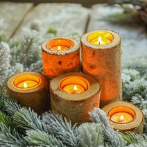 한소픈 자작나무 촛대 캔들 홀더, 소