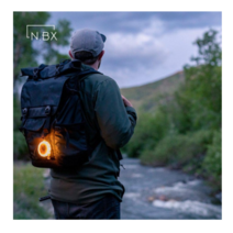 베어본즈 랜턴 감성캠핑 NBX LED 충전식 줄자 형태 캠핑장비 우중캠핑, 레드