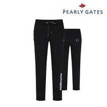 파리게이츠 골프 pearlygatesgolf여성 카브라 밴딩 트레이닝 팬츠 P521A3PF357_BK, 001, BK