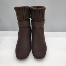 121521 N-102 여성 옆장식 니트 부츠 5cm 미셸by탠디 MK117C