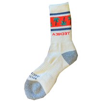 테크니카 팜트리 콜라보 울양말 메리노울 장목 남자 여자 스포츠 등산 양말, ML(260-290), WHITE/GREY