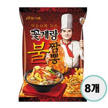 빙그레 꽃게랑 불짬뽕 70g X 8개