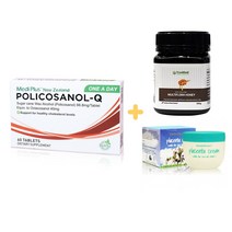 뉴질랜드 폴리코사놀 메디플러스 초고함량 66.8mg 60정 뉴질랜드꿀 양태반크림, 1개, 갯수