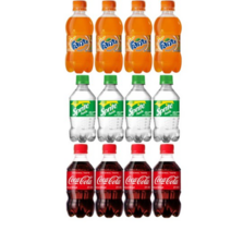 코카콜라 콜라 환타 스프라이트 3종세트 300ml 12병, 1세트