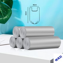 호텔 쓰레기통 원형휴지통 재떨이 가정용쓰레기통, 150마리 5롤 스틸백 45*50cm (실버평구형)