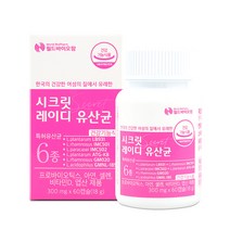 월드바이오팜 시크릿 레이디 유산균 300mg x 60캡슐, 1개