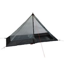텐트 펙 3f ul gear 15d silnylon 330 그램 net 이너, 검은색