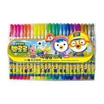 오피스 그리기 뽀로로 사무 미술 공부 화방 색칠 사인펜(24색) 예술 수업 학용품DV+64790EA, 상세페이지 참조, 상세페이지 참조