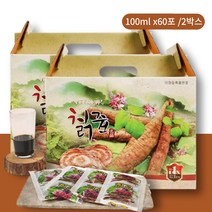 국내산 칡뿌리 추출 원액 100% 칡즙 진액 엑기스 100ml 60포 실속형 선물용 생칡즙, 2박스, 2개