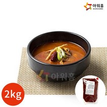 아워홈 행복한맛남 육개장 양념장 2kg x 1봉, 없음, 상세설명 참조