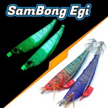 금호조침 GK529 GK530 삼봉에기 생미끼 와이어에기, 9cm 레드화이트