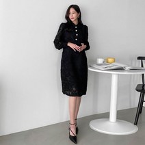 러블리감성 벚꽃 레이스 미니 원피스