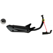 오토바이머플러 배기 구조변경 촉매 바이크 파이프, 125 매직아이