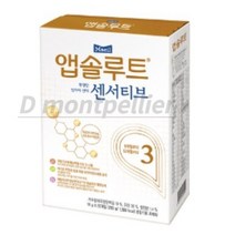앱솔루트 현명한 엄마의 센서티브 분유 3단계, 280g, 10개