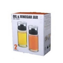 [Y+1] 시노글라스 밀폐소스병 대 (170ML) 2p 3종 색상, 블랙