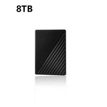 휴대용 외장 하드 드라이브 1TB 2TB 4TB 16TB c타입 USB 2023 고속 8TB 노트북 용 저장 디스크 3.1 년 신제품, 8TB black