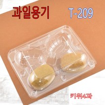 SB-209 키위용기 과일용기 키위포장용기 키위4과용기 플라스틱키위용기 다래용기4구 다래용기4입수 500개