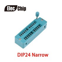 5pcs 14P 16P 18P 20P 24P 28P 40P 잠그는 좌석 IC 움직일 수있는 좌석 발판 통합 소켓 기초 시험, 05 DIP24-Narrow