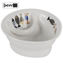 현우 도자기주걱받침-1P 밥주걱받침 주걱꽂이 주걱받이, 블루피쉬