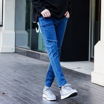 댄디보 DANC583 그레잇 중청 칼구제 컷팅팬츠 사계절 남성청바지