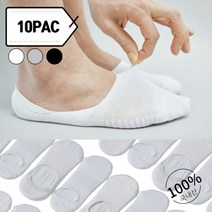 청춘양말 쿠션 덧신 양말 10켤레 남여 이중바닥 두꺼운 페이크삭스