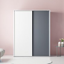 듀크 슬라이드장 1600 E형 이불장+선반형, 화이트(CCAK06W0F)