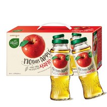 자연은 170일 사과 100, 180ml, 48개