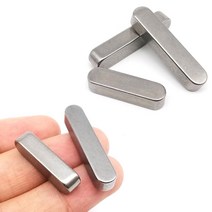 1/2/5/10pc M3 M4 M5 M6 M8 M10 GB1096 304 A2-70 스테인레스 스틸 직사각형 라운드 엔드 병렬 플랫 키 롤 샤프트 핀, 10pcs 4x4mm (WxH), [07] 20mm