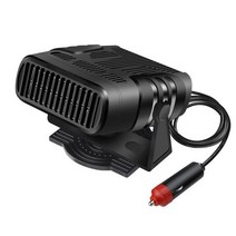 시로코팬 12V 150W/24V 200W 휴대용 전기 자동차 히터 난방 냉각 팬 바람 해동 블랙 ABS 눈 Demister 해열 기 2in1, 03 24V 200W