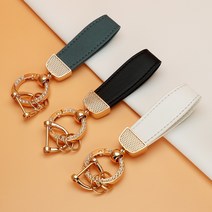 카스타 자동차 스마트 키케이스 TPU 키홀더 키링 골드라인 실버라인 가죽스트랩 더뉴그랜저 스타리아 팰리세이드 쏘나타DN8 넥쏘 더뉴싼타페 투싼NX4, 가죽 스트랩 (추가구매), 그레이블루[골드라인]